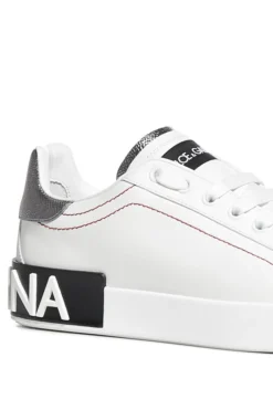 Dolce & Gabbana Portofino Low-Top Sneakers - White -Cheap Vestureo Store bd54a347cc1e180ec1e825bdd259a9f3