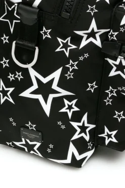 Dolce & Gabbana DG Star Printed Backpack - Black -Cheap Vestureo Store bd8c94552b231a27bccf7735560bc493