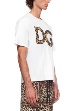 Dolce & Gabbana Monogram Logo T-Shirt - White -Cheap Vestureo Store bd96388d93a3b6868a976595fe877561