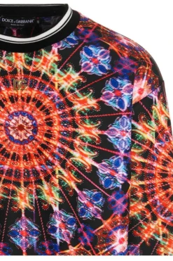 ( New Season ) Dolce & Gabbana Luminaire Print Long-Sleeved Sweatshirt - Multi -Cheap Vestureo Store bdf7c4a9eb9262827514bb1460525559