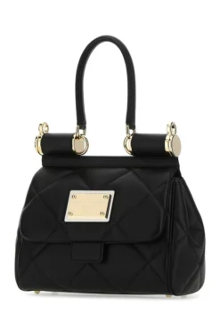 Dolce & Gabbana 90s Sicily Medium Tote Bag - Black -Cheap Vestureo Store be2f4fc47f67acaee8dd37d9742a3e63