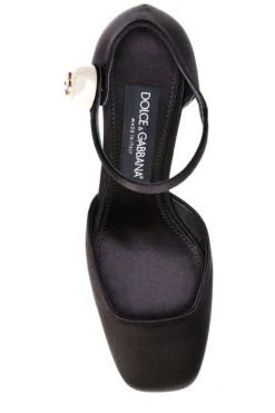 ( New Season ) Dolce & Gabbana Jackie Mary Jane Pumps - Black -Cheap Vestureo Store be56cc38c981734b8c34816240fc4559