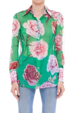 ( New Season ) Dolce & Gabbana Floral Print Long-Sleeved Shirt - Multi -Cheap Vestureo Store bef5b8056d4285e8b6b4e9f1dfa792a2