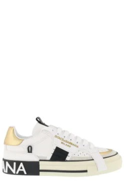 ( New Season ) Dolce & Gabbana 2Zero Low-Top Sneakers - Multi