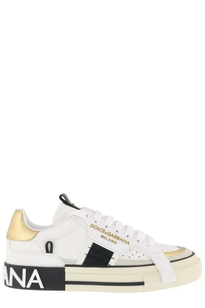 ( New Season ) Dolce & Gabbana 2Zero Low-Top Sneakers - Multi 1 ( New Season ) Dolce & Gabbana 2Zero Low-Top Sneakers - Multi