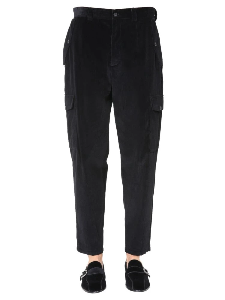 Dolce & Gabbana Tapered Cargo Pants - Black 4 Dolce & Gabbana Tapered Cargo Pants - Black - Image 4
