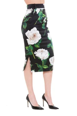 ( New Season ) Dolce & Gabbana Rose Print Pencil Skirt - Multi -Cheap Vestureo Store c0d225286969826f54a011b70afbea13