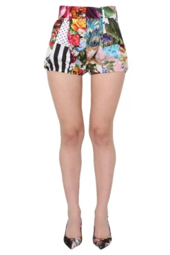 Dolce & Gabbana Patchwork Jacquard Shorts - Multi