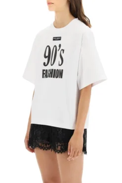 Dolce & Gabbana 90s Fashion Print T-Shirt - White -Cheap Vestureo Store c185c9925b03c947ca4fe2bff9ef6a92