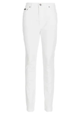 ( New Season ) Dolce & Gabbana Low Rise Skinny Jeans - White