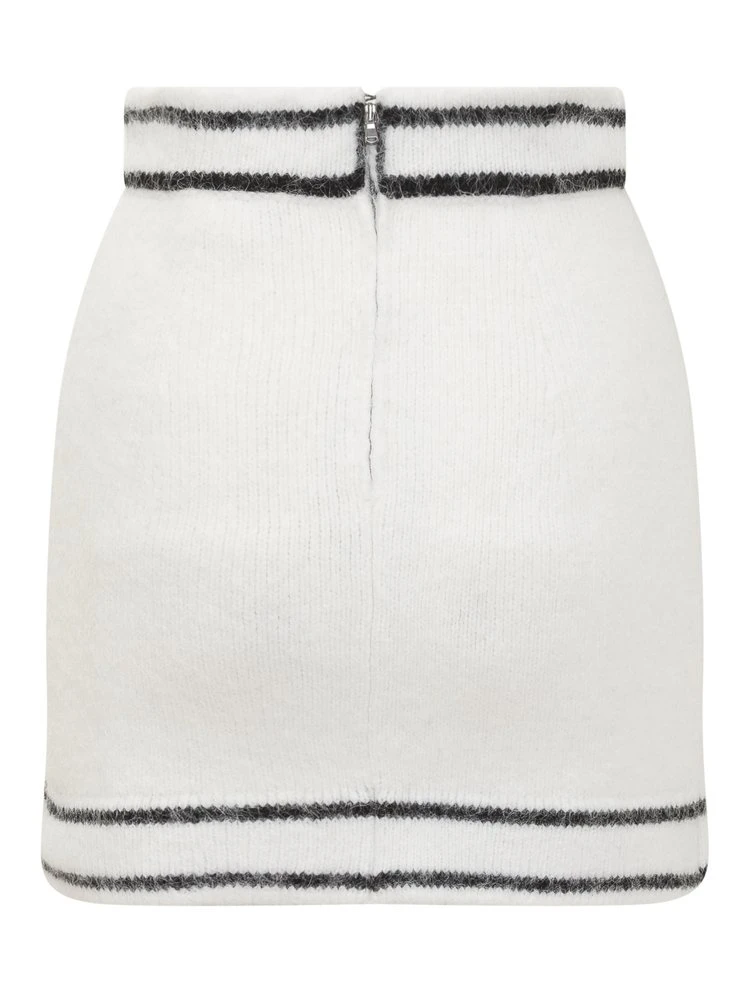 Dolce & Gabbana DG Intarsia Mini Skirt - White 2 Dolce & Gabbana DG Intarsia Mini Skirt - White - Image 2