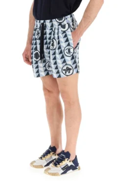 Dolce & Gabbana Graphic Print Shorts - Multi -Cheap Vestureo Store c1a14b9fa1b74a3a9418cc147a4374ef