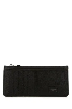 Dolce & Gabbana Zip-Up Card Case - Black