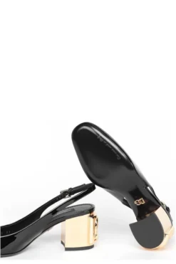 Dolce & Gabbana DG Block Heel Slingback Pumps - Black 8 Dolce & Gabbana DG Block Heel Slingback Pumps - Black -Cheap Vestureo Store c29114e61ee452cbdc29b333e659afaa
