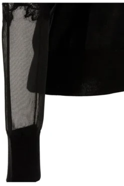 ( New Season ) Dolce & Gabbana V-Neck Lace Cardigan - Black -Cheap Vestureo Store c2b1a36a69687904c3e2cab2653eacd2