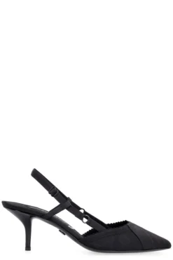 Dolce & Gabbana Corset-Style Slingback Pumps - Black