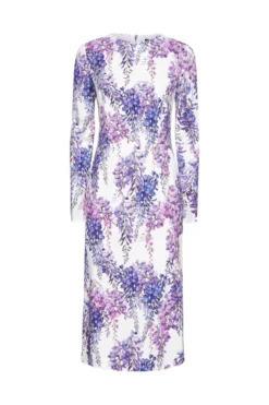 ( New Season ) Dolce & Gabbana Floral Printed Midi Dress - Multi