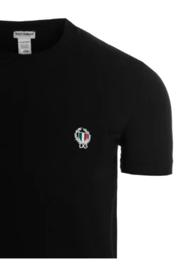Dolce & Gabbana Logo Patch Crewneck T-Shirt - Black 6 Dolce & Gabbana Logo Patch Crewneck T-Shirt - Black -Cheap Vestureo Store c31e44288be2d686881a3b8240f97c2e
