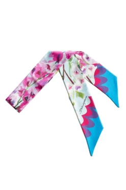 ( New Season ) Dolce & Gabbana Bluebell-Printed Headscarf - Multi