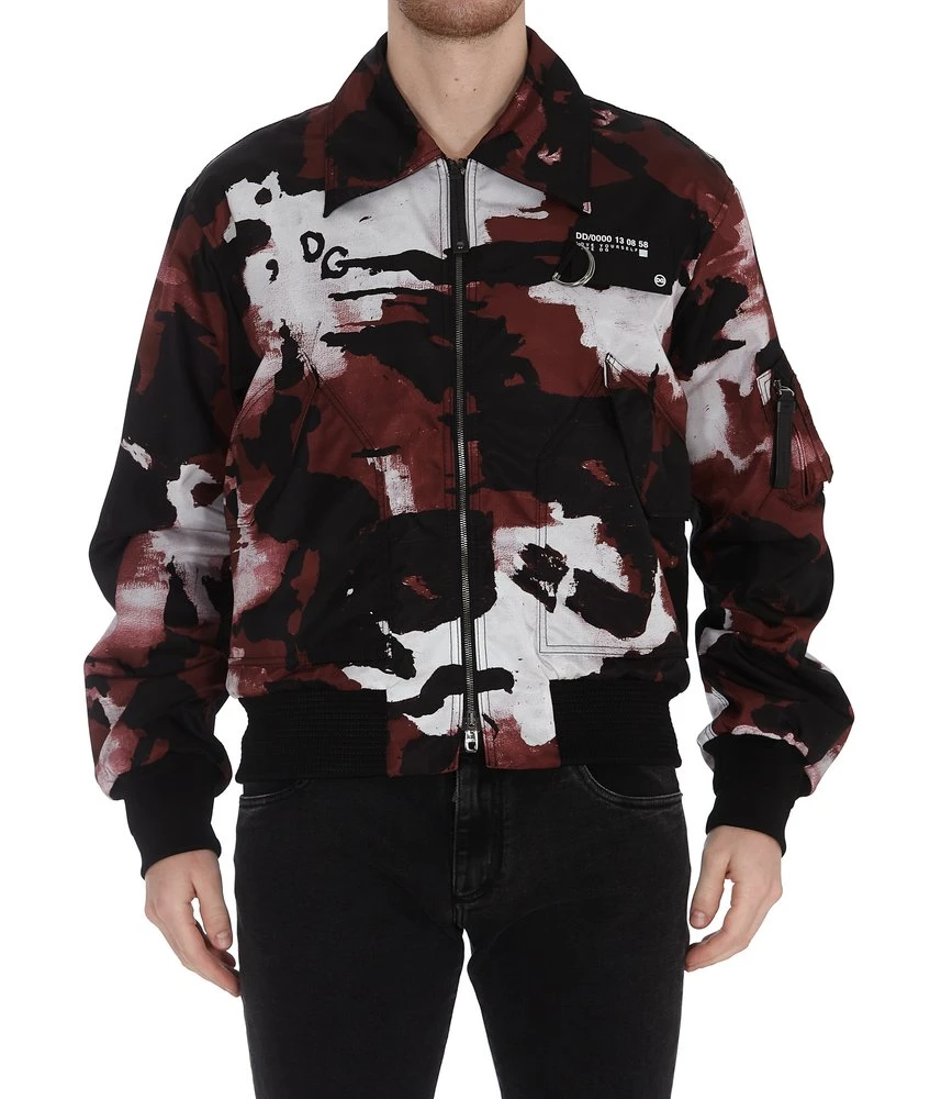 Dolce & Gabbana Camouflage Print Zipped Jacket - Multi 3 Dolce & Gabbana Camouflage Print Zipped Jacket - Multi - Image 3