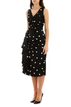 Dolce & Gabbana Polka-Dot Ruched Dress - Black 7 Dolce & Gabbana Polka-Dot Ruched Dress - Black -Cheap Vestureo Store c49db0d647a156461b5197147a45a049