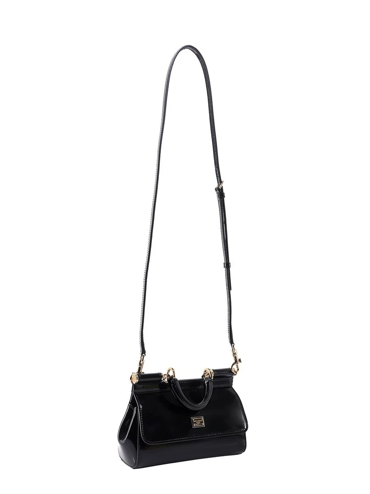 ( New Season ) Dolce & Gabbana Sicily Foldover Crossbody Bag - Black 3 ( New Season ) Dolce & Gabbana Sicily Foldover Crossbody Bag - Black - Image 3