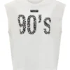 Dolce & Gabbana Sleeveless Jersey T-Shirt - White