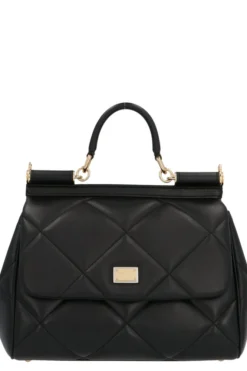 Dolce & Gabbana Sicily Medium Tote Bag - Black