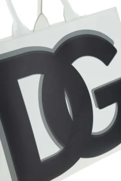 Dolce & Gabbana DG Logo Detailed Tote Bag - White -Cheap Vestureo Store c62200cab4633c0a0c18242c48c41652