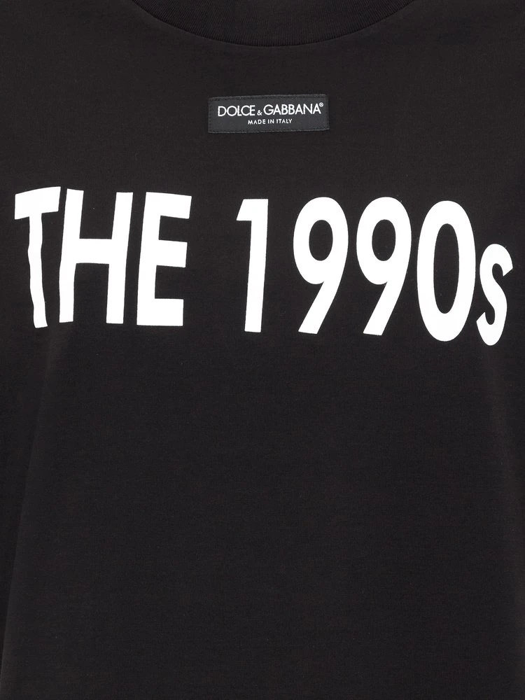 Dolce & Gabbana The 1990s Crewneck T-Shirt - Black 3 Dolce & Gabbana The 1990s Crewneck T-Shirt - Black - Image 3