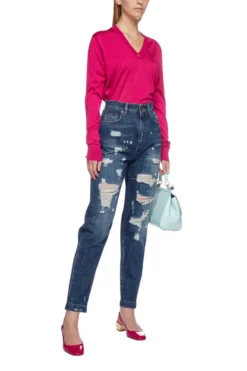 Dolce & Gabbana Distressed Tapered Jeans - Blue -Cheap Vestureo Store c6bcfe2ff23d69e52c44db9f07c356e6