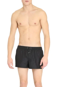 Dolce & Gabbana Logo Patch Swim Shorts - Black -Cheap Vestureo Store c6c0557877f0ef05c89af41646d09ea5