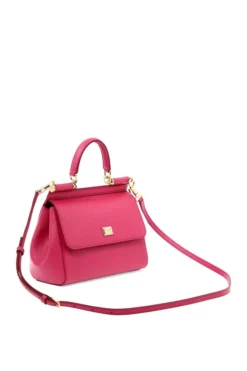 ( New Season ) Dolce & Gabbana Sicily Small Tote Bag - Pink -Cheap Vestureo Store c6f8652659673863c2d64da64011f58f