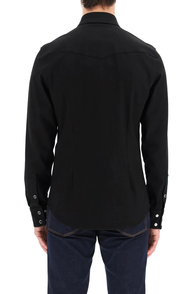 Dolce & Gabbana Denim Shirt - Black 4 Dolce & Gabbana Denim Shirt - Black - Image 4