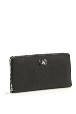 Dolce & Gabbana Logo Zip Around Wallet - Black -Cheap Vestureo Store c7237d4fcef82ada3937c1860edb0376