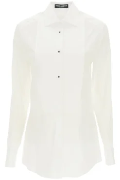Dolce & Gabbana Panelled Shirt - White