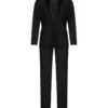 ( New Season ) Dolce & Gabbana Three-Piece Tuxedo Suit - Black