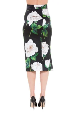 ( New Season ) Dolce & Gabbana Rose Print Pencil Skirt - Multi -Cheap Vestureo Store c7b99a47b2fa8fdf9c5f8a52956c60ee
