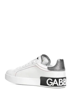 Dolce & Gabbana Portofino Low-Top Sneakers - White -Cheap Vestureo Store c7eeb591f596270373554b898fb53660