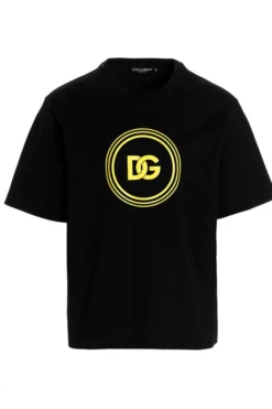 ( New Season ) Dolce & Gabbana DG Logo Printed T-Shirt - Multi