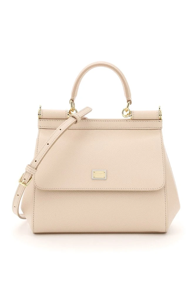Dolce & Gabbana Sicily Medium Tote Bag - Beige 1 Dolce & Gabbana Sicily Medium Tote Bag - Beige