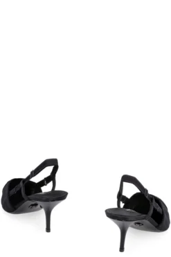 Dolce & Gabbana Corset-Style Slingback Pumps - Black -Cheap Vestureo Store ca195994cb0f5fdb9ce14d7c978164f2