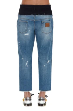 Dolce & Gabbana Layered Jeans - Blue -Cheap Vestureo Store ca828696907114d9eb60ac8281014006