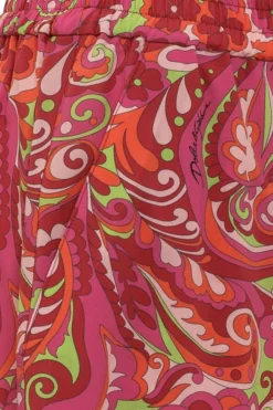 ( New Season ) Dolce & Gabbana 60s Printed Charmeuse Palazzo Pants - Pink -Cheap Vestureo Store cab1dc2d7ac4fbef4ff05b3f86f4118e