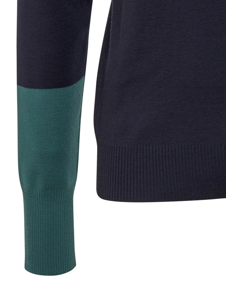 Dolce & Gabbana Logo Patch Turtleneck Knit Pullover - Multi 3 Dolce & Gabbana Logo Patch Turtleneck Knit Pullover - Multi - Image 3