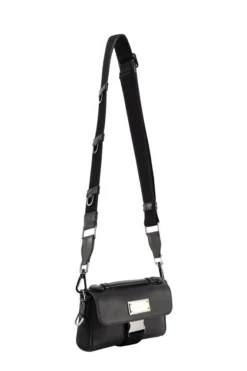 ( New Season ) Dolce & Gabbana Logo Engraved Shoulder Bag - Black -Cheap Vestureo Store cac28cca9d3dd9cc32a0f75fd7f4a0a1