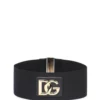 Dolce & Gabbana DG Stretch Band Belt - Black