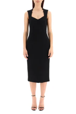 Dolce & Gabbana Midi Sheath Dress - Black -Cheap Vestureo Store cb1d5752791ec272408ec0a50ecd1d71