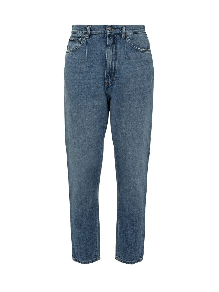 Dolce & Gabbana Straight-Leg Denim Jeans - Blue 1 Dolce & Gabbana Straight-Leg Denim Jeans - Blue
