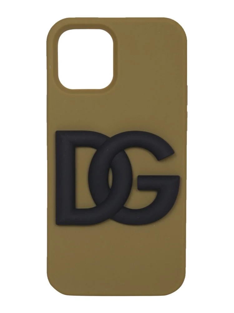 ( New Season ) Dolce & Gabbana DG Logo IPhone 12 Pro Case - Brown 1 ( New Season ) Dolce & Gabbana DG Logo IPhone 12 Pro Case - Brown